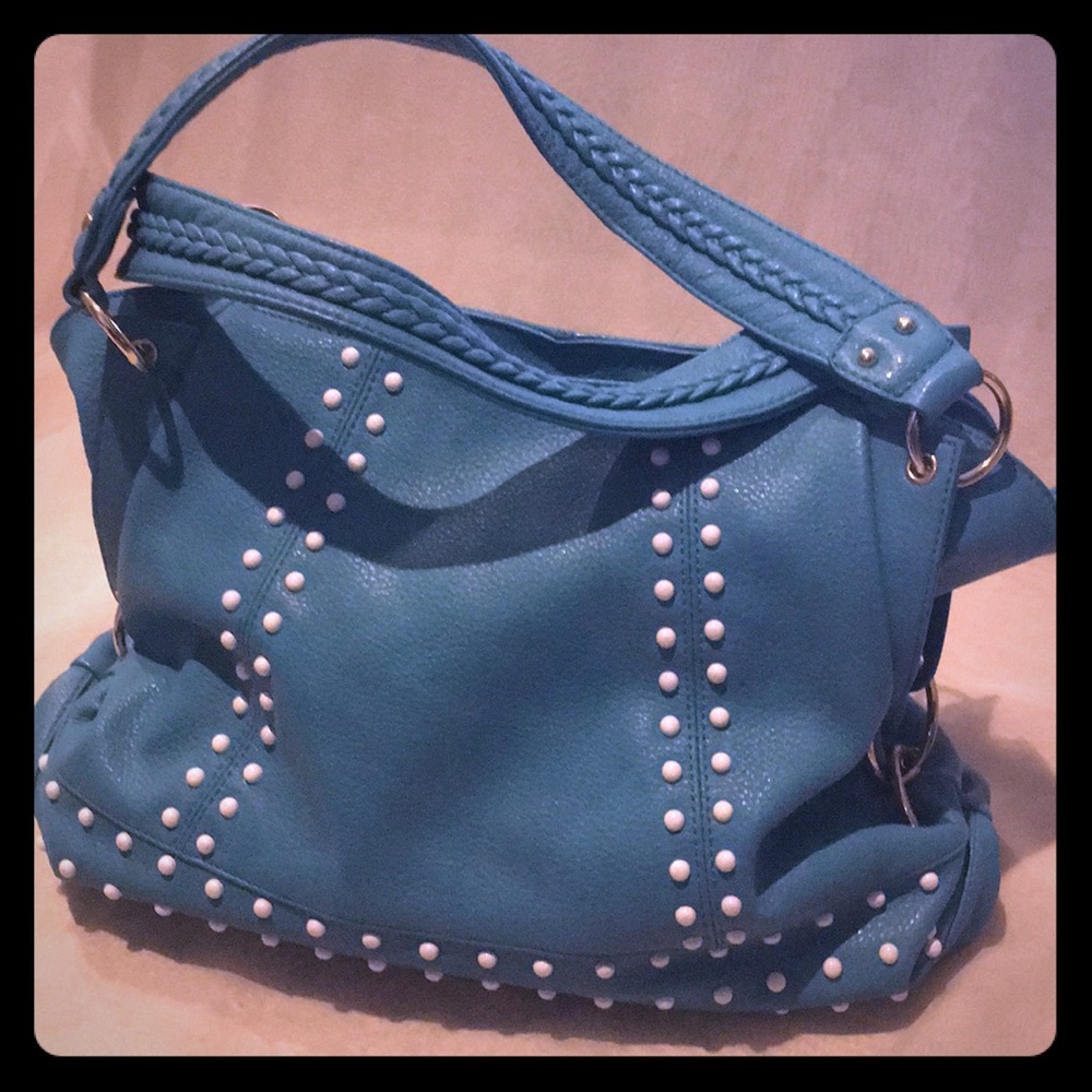 Blue Charming Charlie Large Handbag